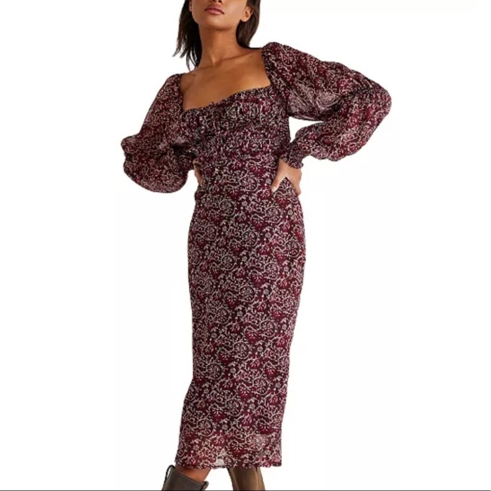 Free People Aglow Midi Dress